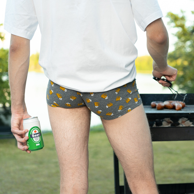 Beer Men's Boxer Shorts in a Can