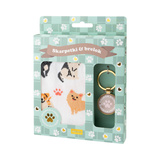 I Love Dogs 1 Pair + Keychain