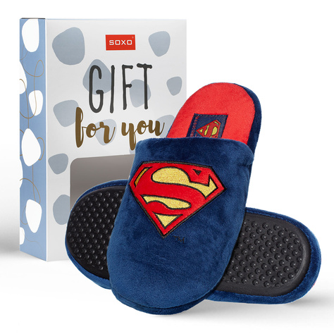 Men's Slippers SOXO Superman DC Comics | in a gift box