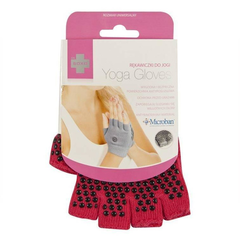 DR SOXO pink yoga gloves