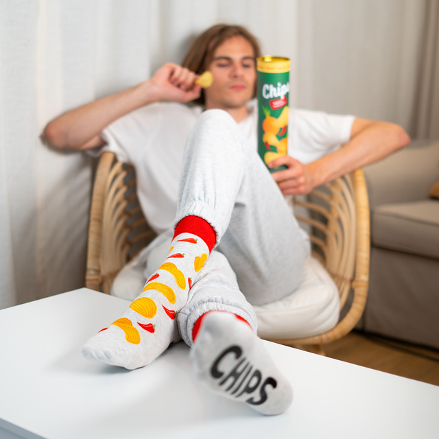 Chips Socks in a Tube 3-Pack