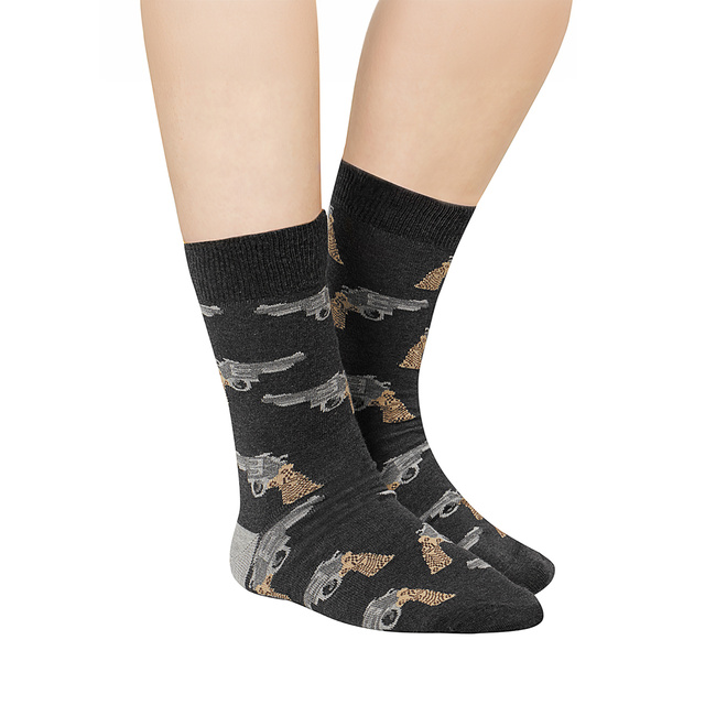 Men's funny socks SOXO GOOD STUFF revolvers