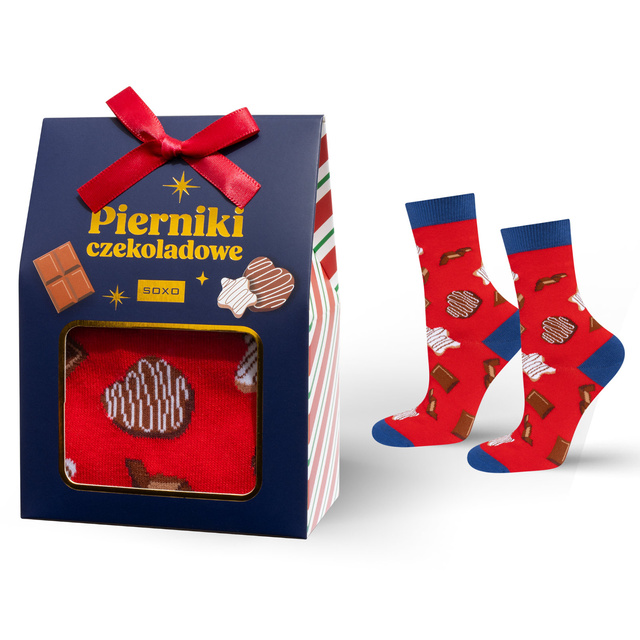 Chocolate Gingerbread Socks