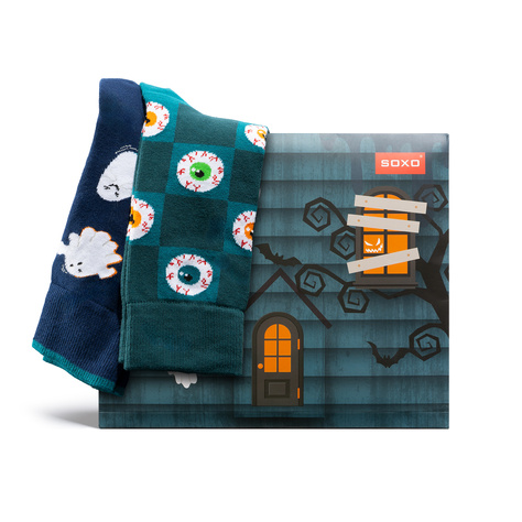 Men's socks SOXO ghost and eyes