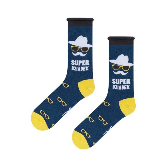 SOXO men's socks super grandpa