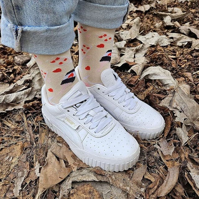 Women's SOXO GOOD STUFF socks with Prosecco  in a bottle