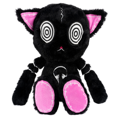 Gus Fink black cat mascot HypnoCat Plushie Pal