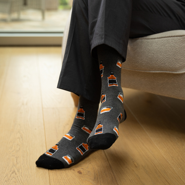 Best Wishes Whiskey Socks