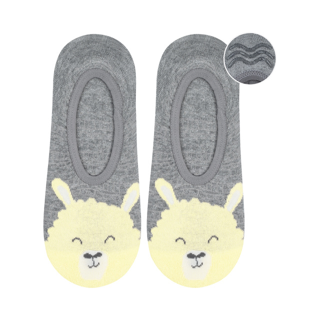 Set of 5x Colorful SOXO women's socks with silicone funny gift
