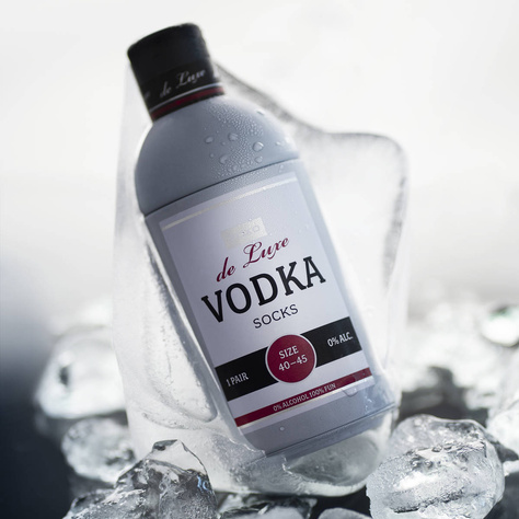 Skarpetki męskie kolorowe SOXO GOOD STUFF Vodka w butelce śmieszne bawełniane 