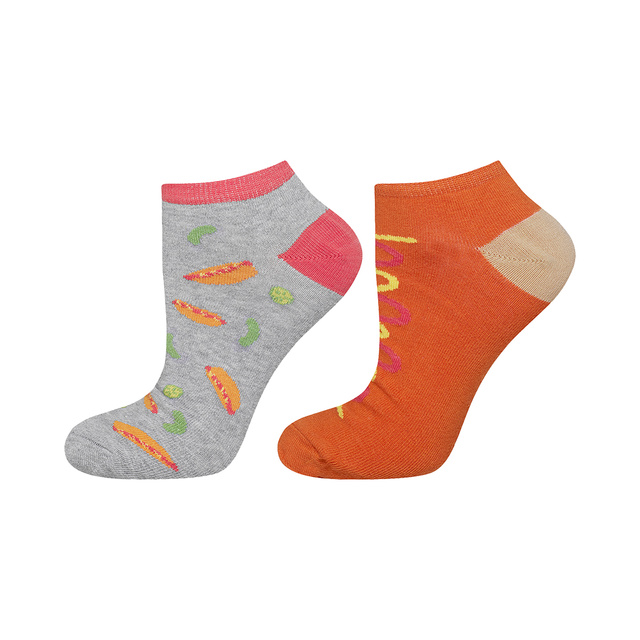 Mens socks SOXO GOOD STUFF mismatched - hot dog
