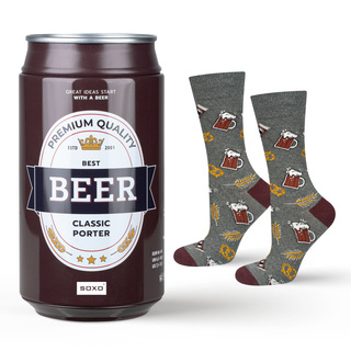 Beer Socks in a Can Classic Porte