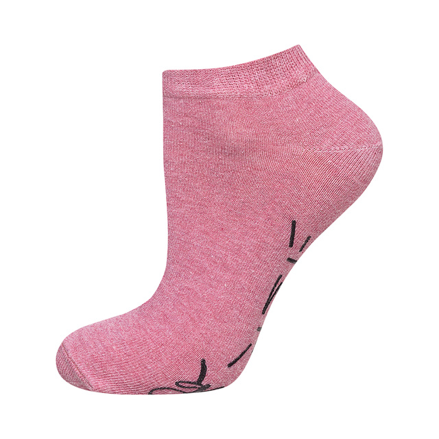 Pink SOXO women's socks with Polish inscriptions funny gift