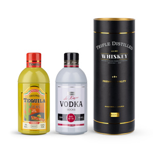 Zestaw 5x Skarpetki męskie kolorowe SOXO GOOD STUFF Whiskey Tequila Wódka na prezent