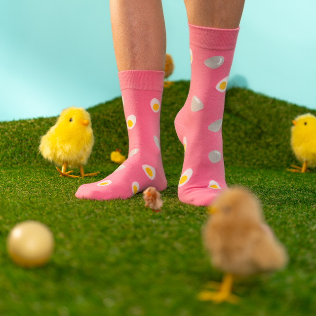 Egg and Chicken Socks 2-Pack