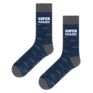 SOXO men's socks super grandpa