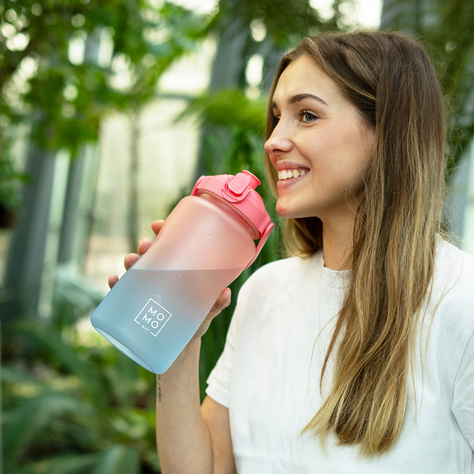 Water bottle 1.5L pink and blue | BPA free