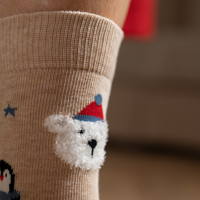 Men's and women's Christmas socks SOXO in a package