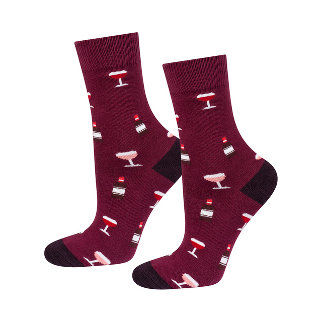 Skarpetki Red Wine w Tubie 3-pak