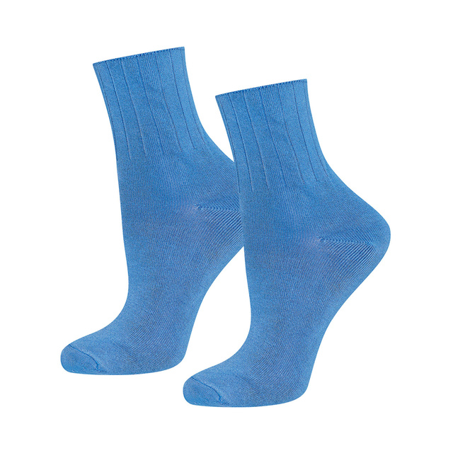 Women's blue DR SOXO socks