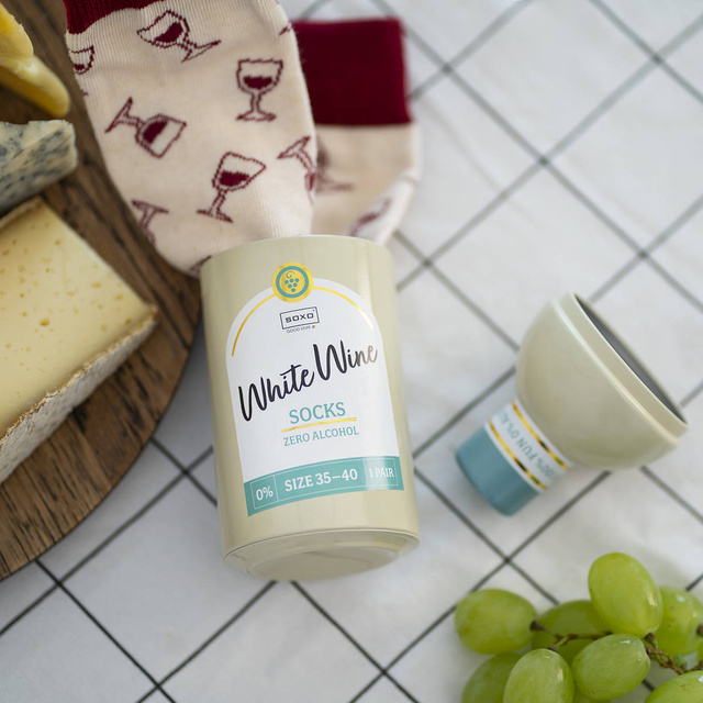 Skarpetki White Wine w Butelce 