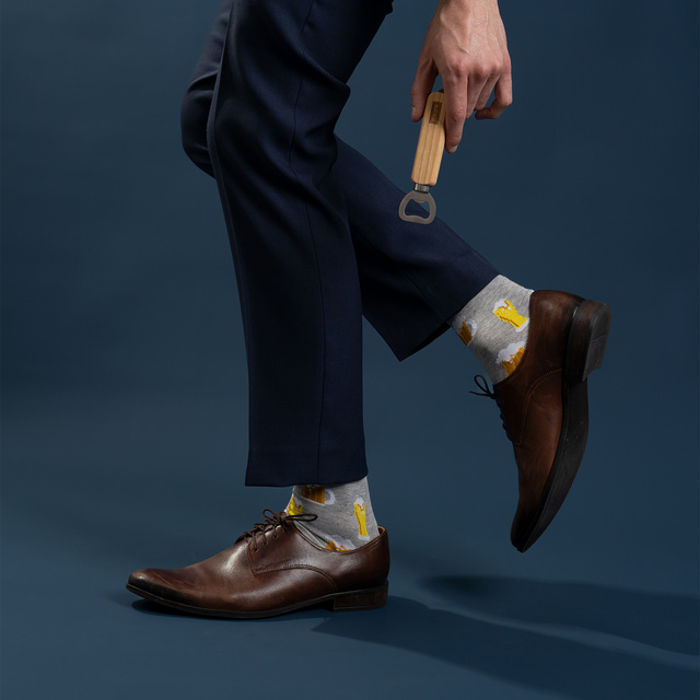 Set Cheers Socks 2-Pack + Bottle Opener