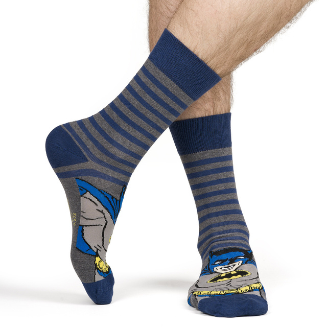 Skarpetki Batman i Superman DC Comics 3-pak