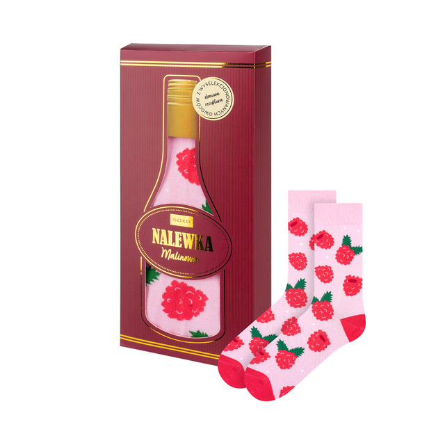 Raspberry Liqueur Socks
