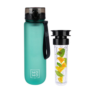 MOMO WAY Water bottle green | durable and practical | BPA free | Tritan