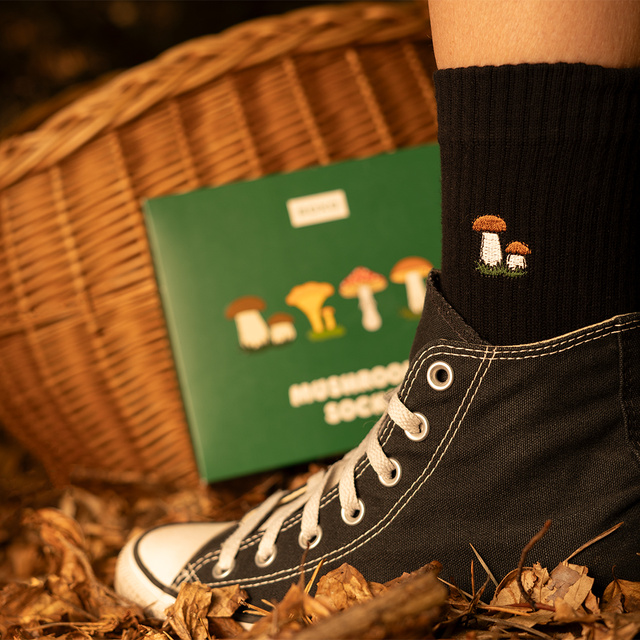Mushroom Socks 4-Pack