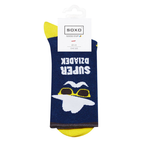  SOXO men's socks super grandpa