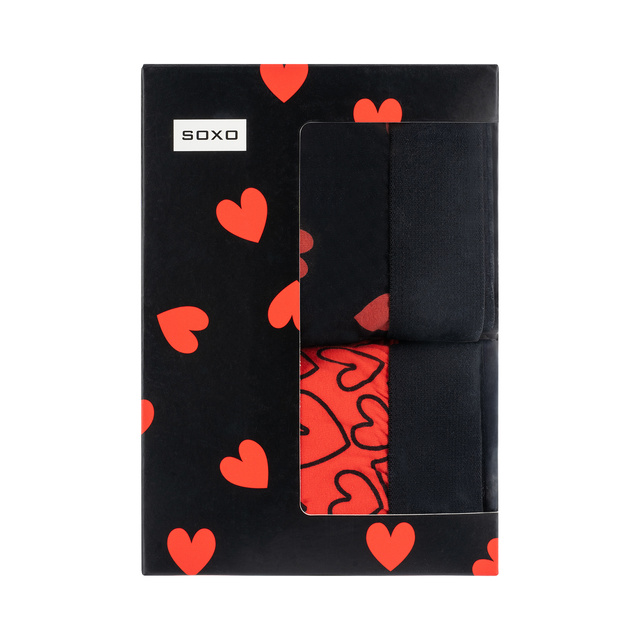 2 pack SOXO Boxers for a gift for Him, set