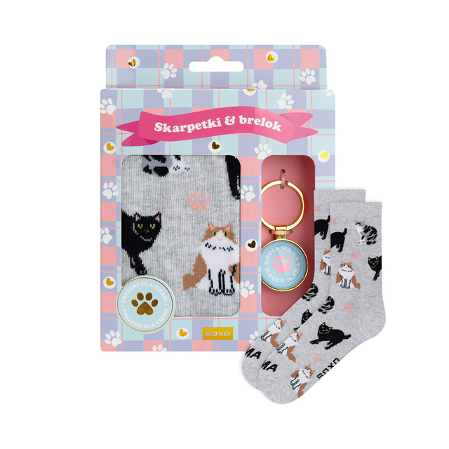 Drama Queen Socks + Keychain Set
