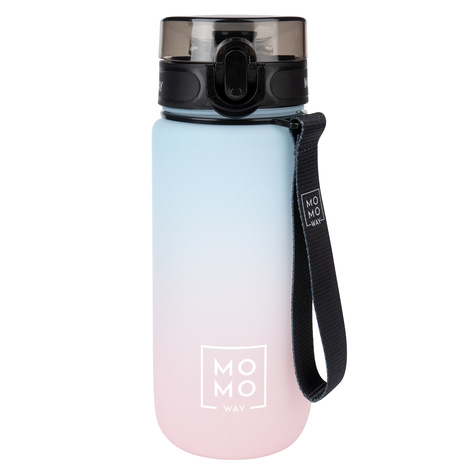 MOMO WAY Water bottle 0.6L gray | gift idea | BPA free | Tritan