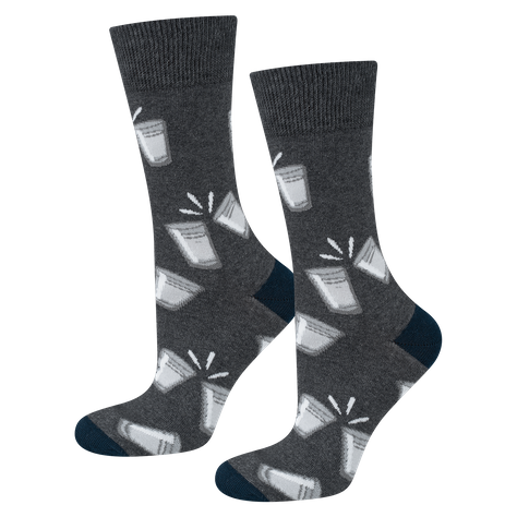 Set of 3x Colorful men's socks SOXO GOOD STUFF Vodka for a gift