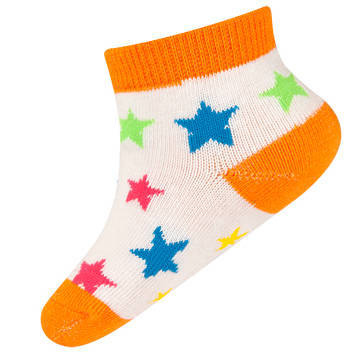 Set of 2x Colorful SOXO baby socks with patterns