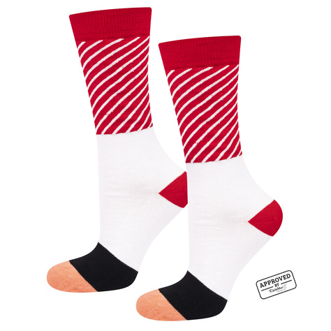 Set 4x Colorful SOXO women's men's socks Sushi in a box 