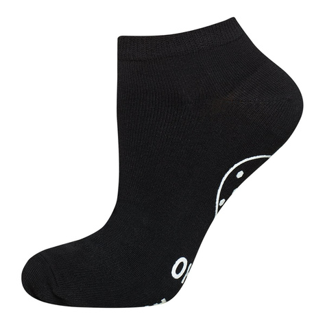 Black SOXO men's socks with funny polish inscriptions