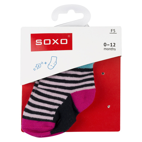 OUTLET Set of 6x SOXO baby socks