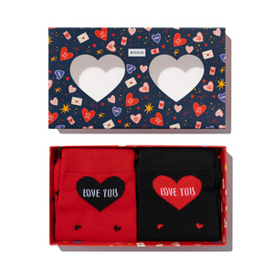 Men's Colorful Socks SOXO Hearts - 2 pairs