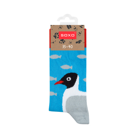 Women's SOXO socks seagull