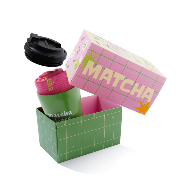 Gift Set Matcha Socks + Thermal Mug
