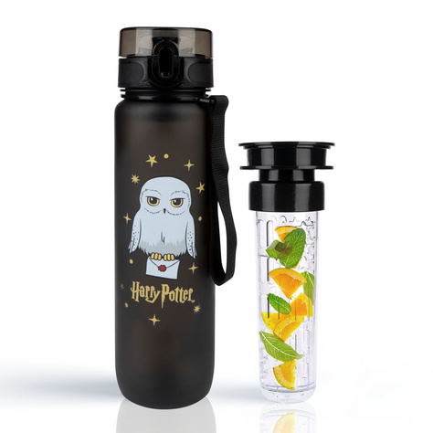 Water bottle 1L black | durable and practical | Harry Potter