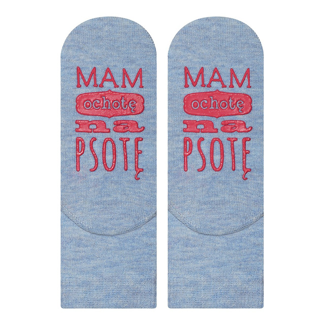 Children's socks SOXO with Polish inscriptions 