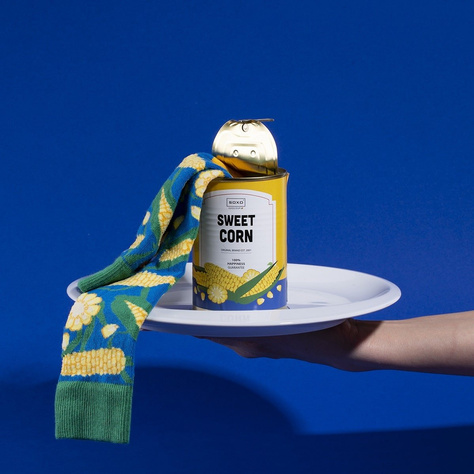 Funny SOXO GOOD STUFF women's canned socks for a gift