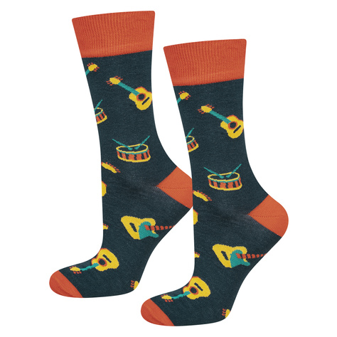 SOXO men's colorful socks | guitars