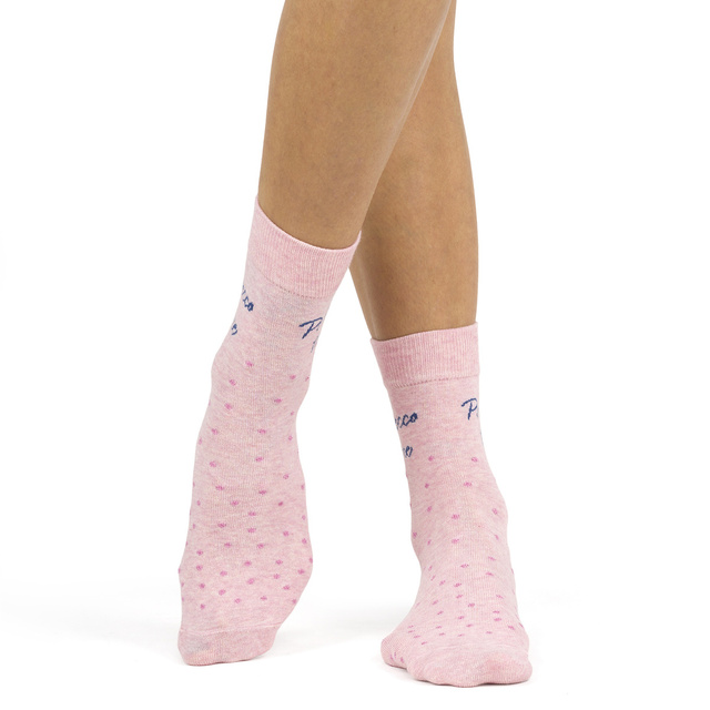 Set of 2x SOXO women's socks cheerful Prosecco in a bottle a gift for her