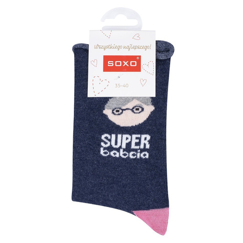 A set of keychains and colorful socks with inscriptions for Grandma | A gift for Grandma