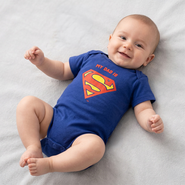 Superman Baby Bodysuits 4-Pack