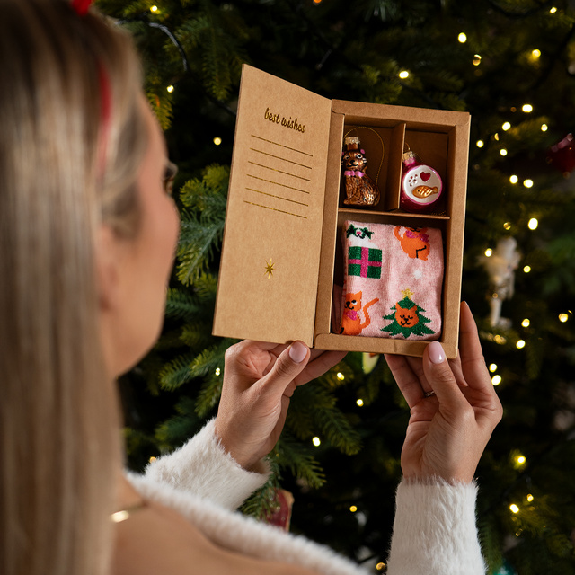 Set Socks + Cat Baubles